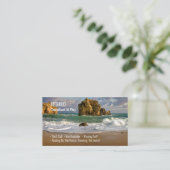 おもしろい、退職した海波、職業ギャグ 名刺 (スタンド正面)