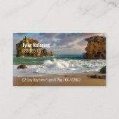 おもしろい、退職した海波、職業ギャグ 名刺 (裏面)