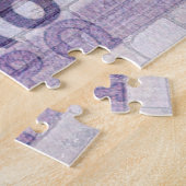 おもしろい·通り·アートの落書き500ユーロの紙幣。 ジグソーパズル (側面)