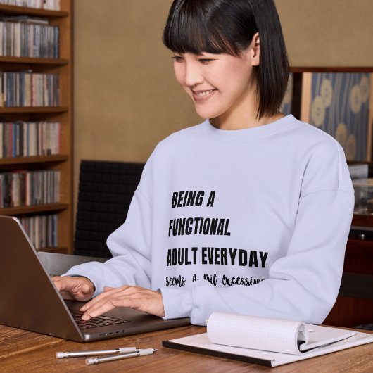 おもしろい&関連性女性用スウェットシャツ | 姦淫 スウェットシャツ