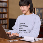 おもしろい&関連性女性 | 成人向け疲労： スウェットシャツ