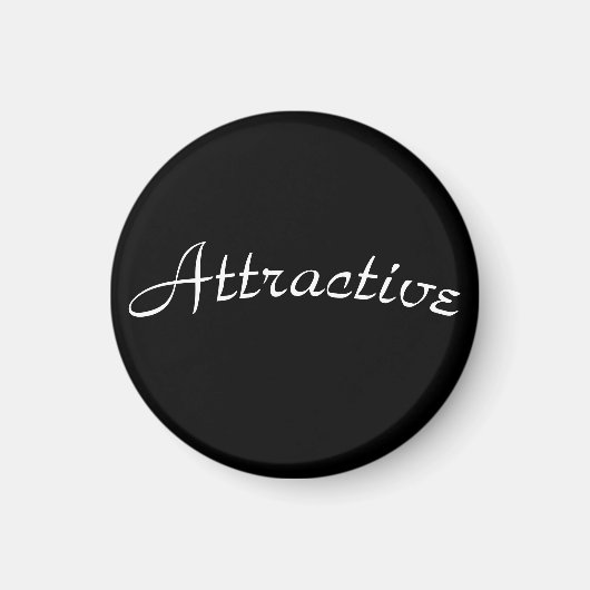 おもしろい、魅力的 マグネット (正面)