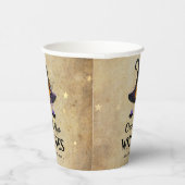 おもしろい「魔女を飲む」大人ハローウィンパーティ 紙コップ (右)