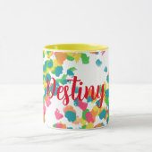 おもしろい, 鮮やか, カラフル – カスタマイズ マグカップ (中央)