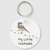 おもしろい《鳥》アメリカゴガラかわいい小さな鳥のトラックKeychain キーホルダー (裏面)