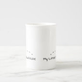 おもしろい《鳥》アメリカゴガラかわいい小さな鳥のトラックMAG ボーンチャイナマグカップ (正面)