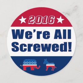 おもしろい| 2016年の選挙 |我々は全てねじ込み