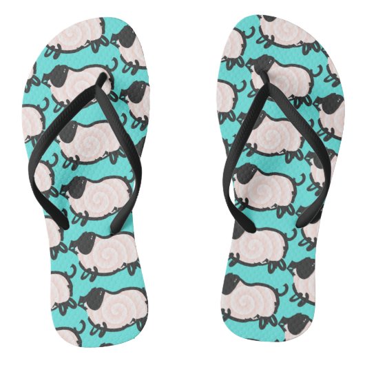 おもしろい!2019年 亥年 カラフル 女性 FF ビーチサンダル (ソール)