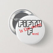 おもしろい、"50最も悪いです"は 缶バッジ (正面&裏面)