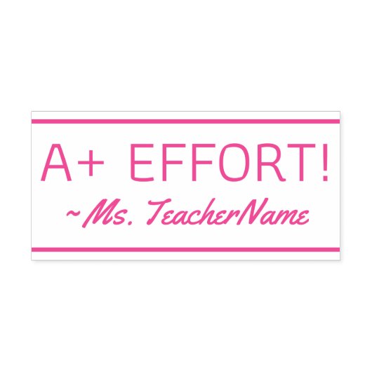 おもしろい「A+努力！」 マーキングゴム印 セルフインキングスタンプ (デザイン)