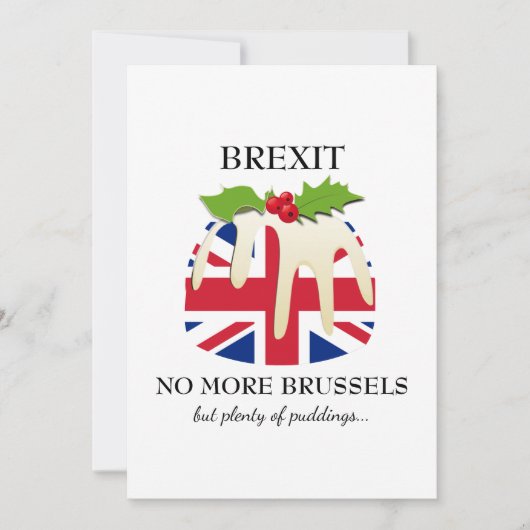 おもしろい | BREXIT |クリスマス シーズンカード (正面)