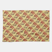 おもしろい「Cluck & 転がRooster Cartoonクールデザイン キッチンタオル (横)