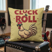 おもしろい「Cluck & 転がRooster Cartoonクールデザイン クッション