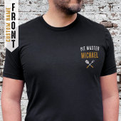おもしろい I'd Smoke That カスタムネーム BBQ グリル父 Tシャツ