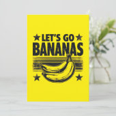おもしろい Let's Go Bananas やばい グランジ ミーム 招待状 (スタンド正面)