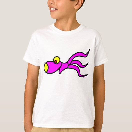 おもしろい+octopus+shirt by jangocreation tシャツ (正面)