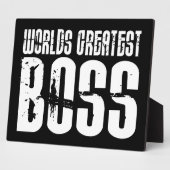 おもしろい Office Umoreボス:世界最大のボス フォトプラーク (側面)