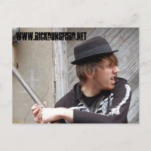 おもしろい（Rick Dunsford Pastcard付き） ポストカード (正面)