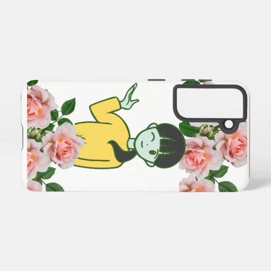 おもしろい SAMSUNG GALAXYケース (裏面横)