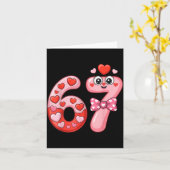 おもしろい Six Seven 6 7 ミーム メンズ レディース キッズ バレンタイン カード (黄色い花)