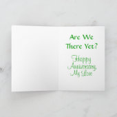 おもしろい&Sweet Anniversary Card カード (内部)