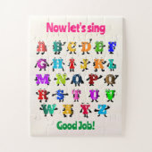 おもしろいABC ジグソーパズル (縦)