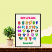 おもしろいABC ポスター