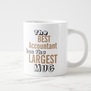 おもしろいAccountant Big Mug会計の引用文 ジャンボコーヒーマグカップ