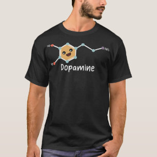 おもしろいADHDかわいいドーパミン化学構造神経棒 Tシャツ