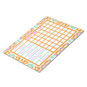 おもしろいADHDガールズウィークリーリマインダープランナー ノートパッド (アングル)