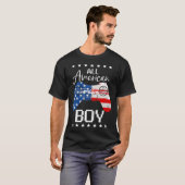 おもしろいAll American Boys 4th July Son Video Game USA Tシャツ (正面フル)