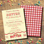 おもしろいAny Age Kids Butterをテーマにした誕生日パーティー 招待状<br><div class="desc">キッズバタおもしろいーをテーマにした誕生日パーティーの招待状 – 女の子のための編集可能なテンプレート（任意の年齢）このバターをテーマにした誕生日パーティーの招待状と一緒におもしろいあなたの子供の誕生日を忘れることができなユニークいようにする！完璧な子供へ年齢7、8、9、または10のこの編集可能な招待状は、赤と黄色の色のパレットとヴィンテージのビブお洒落ーブとよくはしゃぐあなたのお祝いにツイスト魅力的をもたらす。Perfect For：バターをテーマにした子供の誕生日パーティーベーキングパーティーバターをテーマにした誕生日パーティー国インスパイア/素朴なヴィンテージ誕生日テーマお祝いパーティー2025年と2026年の子供の誕生日の日にに魅力を追加：赤いギンガムのとバター黄色のをドレスアップagecore aesemicsこのバタおもしろいー誕生日の招待は、子供（と両親）が愛する喜び、、トレンド設定のトーンを設定するための完璧な方法である。</div>