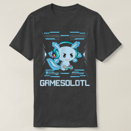おもしろいAolotl恋人GamesalotlゲームオロテルキッズT Tシャツ (デザイン正面)