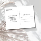 おもしろいArch Photo Wedding日付の保存 案内ポストカード