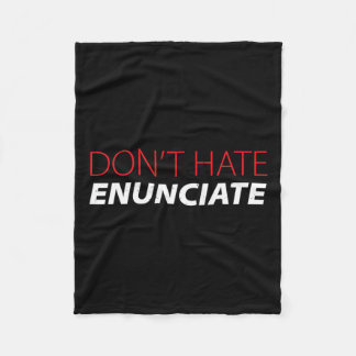 おもしろいAsl手話リップ読の聴覚障害者認識度 フリースブランケット