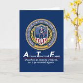 おもしろいATFカスタムグリーティングカード カード (黄色い花)