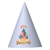 おもしろいAxolotlメリークリスマス パーティーハット (正面)