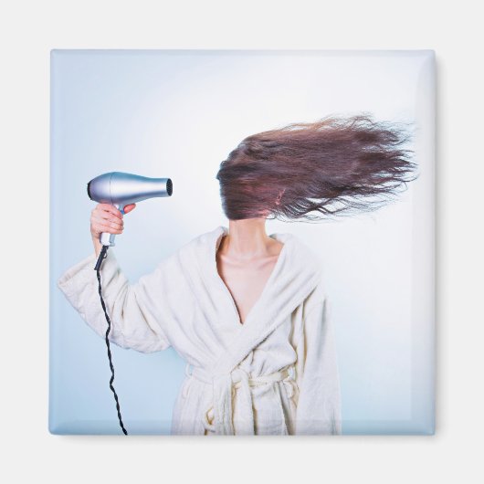 おもしろいBad Hair Dayマグネット マグネット (正面)