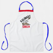 おもしろいBBQギフトカスタム-お尻料理ギャング エプロン (正面)