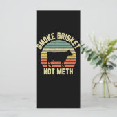 おもしろいBBQスモークブリスケットノットノベルティグリリング メニュー (スタンド正面)