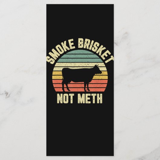 おもしろいBBQスモークブリスケットノットノベルティグリリング メニュー (正面)