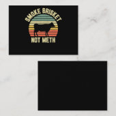 おもしろいBBQスモークブリスケットノットノベルティグリリング 名刺 (正面/裏面)