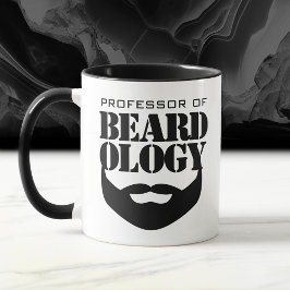 おもしろいBeardology教授 マグカップ