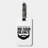 おもしろいBeardology教授 ラゲッジタグ (裏面縦)