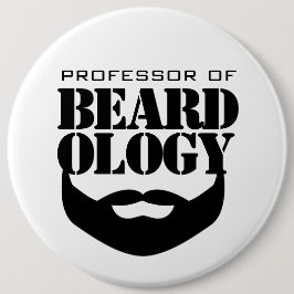 おもしろいBeardology教授 缶バッジ