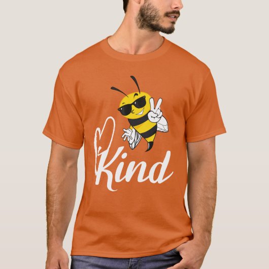 おもしろいbee peace, unity day おもしろい bee tシャツ (正面)