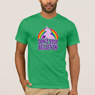 おもしろいBelievinのユニコーンをストップ Tシャツ