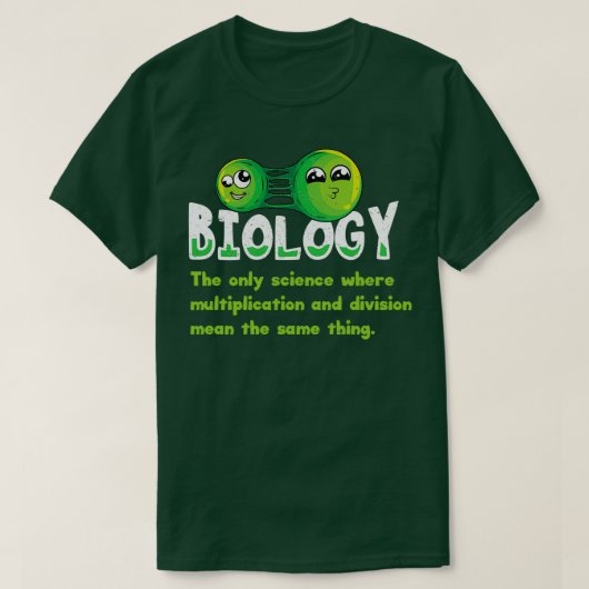 おもしろいBiology Shirt Biology Graduate Gift Biology Tシャツ (デザイン正面)