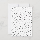 おもしろいBlack Lab Dog Birthday Partyへの招待 招待状 (裏面)