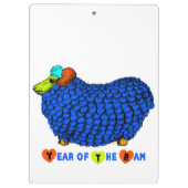 おもしろいBlue Ram年の中国の〔占星術の〕十二宮図 クリップボード (裏面)